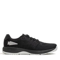 GORUCK Ballistic Trainers black sneaker with silver logo, durable rucking shoe on white background