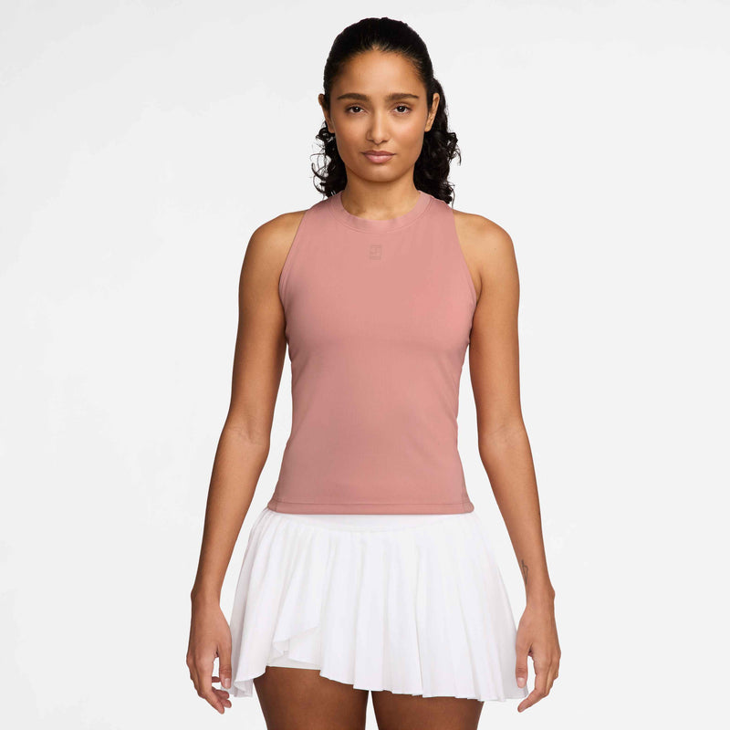 Women's Court Advantage Dri-FIT Tennis Tank Top in Red Stardust/Red Stardust
