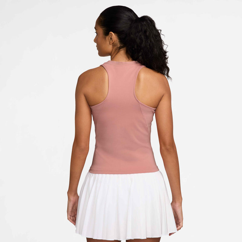 Women's Court Advantage Dri-FIT Tennis Tank Top in Red Stardust/Red Stardust