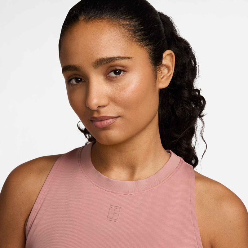 Women's Court Advantage Dri-FIT Tennis Tank Top in Red Stardust/Red Stardust