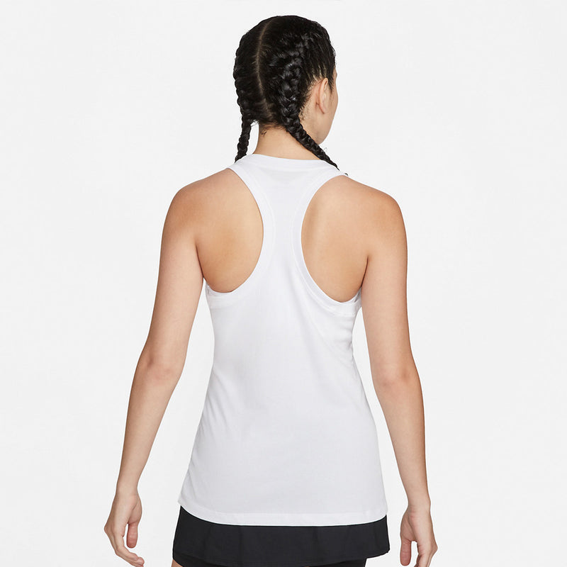 Women's Court Dri-Fit Tank Swoosh Tennis (White)