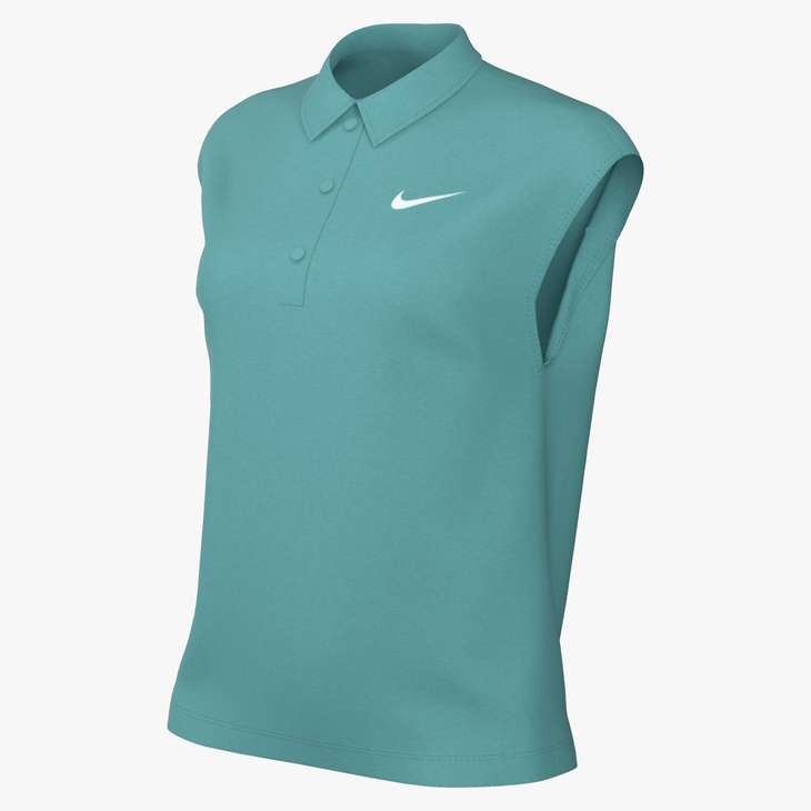 Women's Court Dri Fit Victory Top in Washed Teal/White