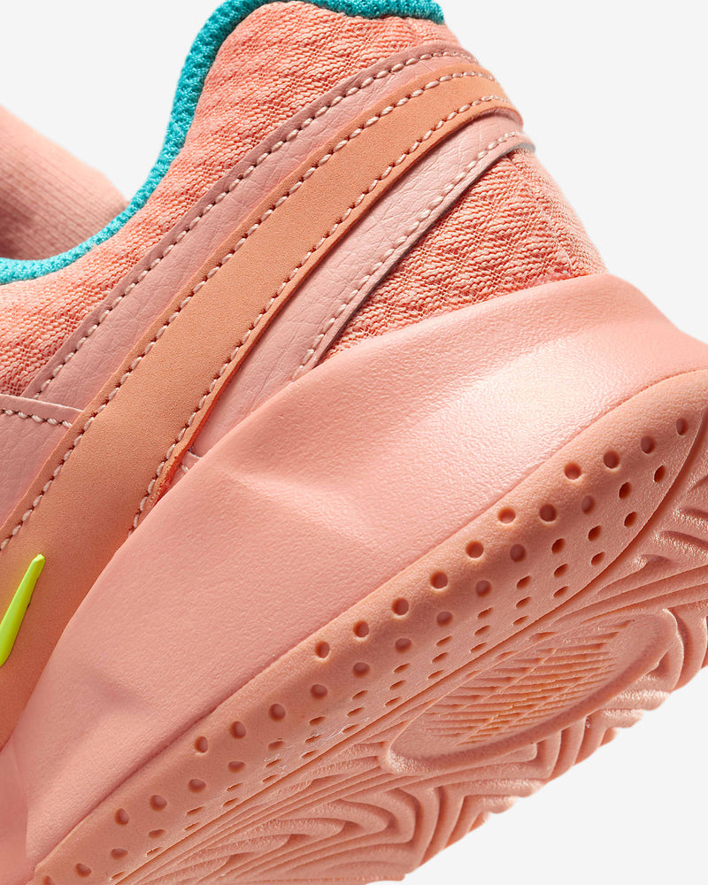 Women's Court Lite 4 Hard Court Tennis Shoes in Apricot Agate/Volt-Dusty Cactus