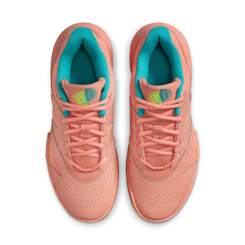 Women's Court Lite 4 Hard Court Tennis Shoes in Apricot Agate/Volt-Dusty Cactus