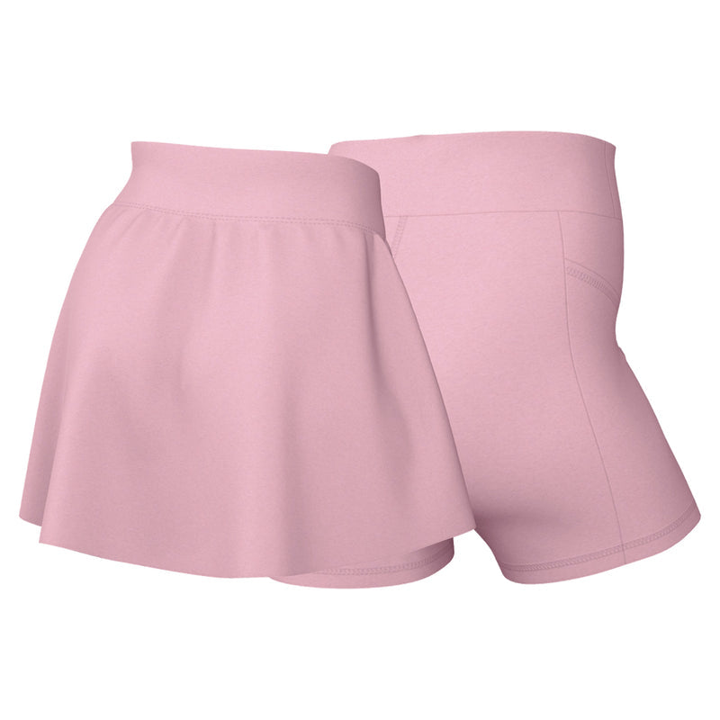 Women's Dri-Fit Advantage Skirt Regular Tennis in Soft Pink/Black