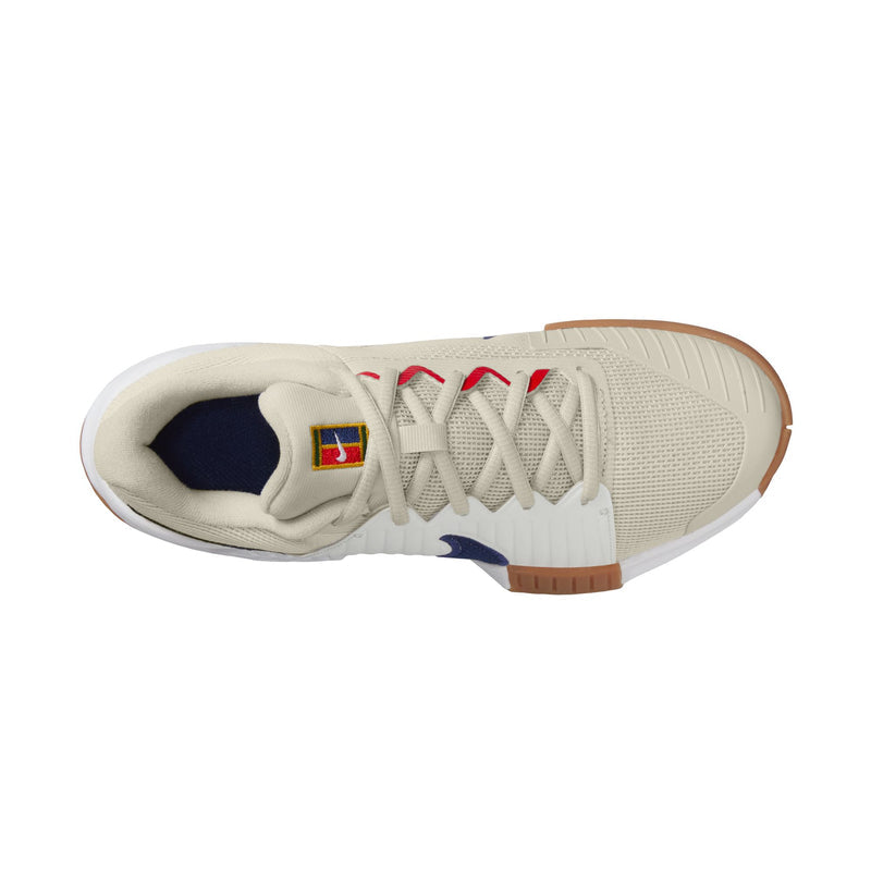 Women's GP Challenge Pro Hard Court Shoes in Light Bone/Binary Blue-Summit White