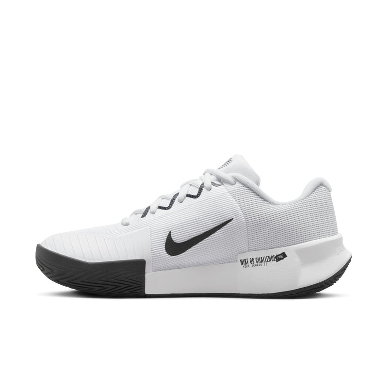Women's GP Challenge Pro Hard Court Shoes in White/Black-White