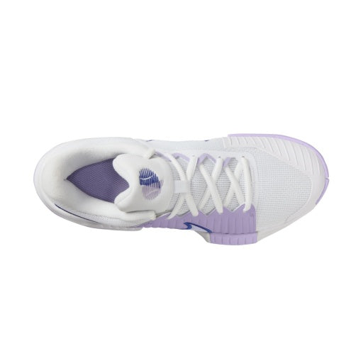 Women's GP Challenge Pro Hard Court Tennis Shoes in White/Amethyst Tint-Hydrangeas