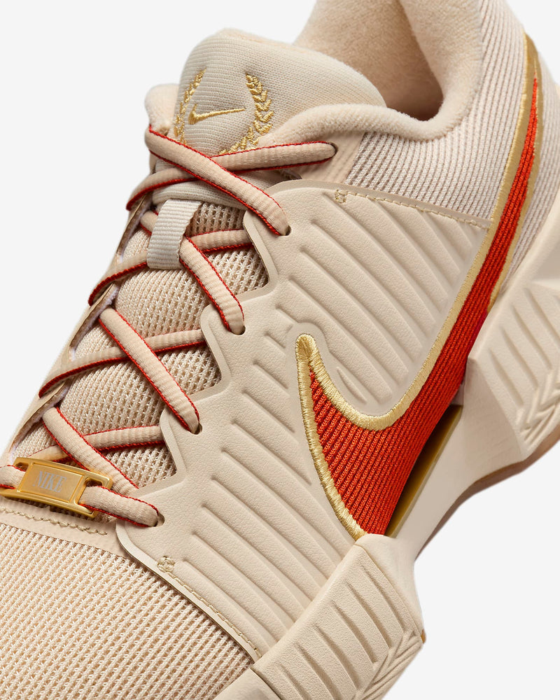 Women's GP Challenge Pro PRM Tennis Shoes in Sanddrift/Rust Factor-Metallic Gold