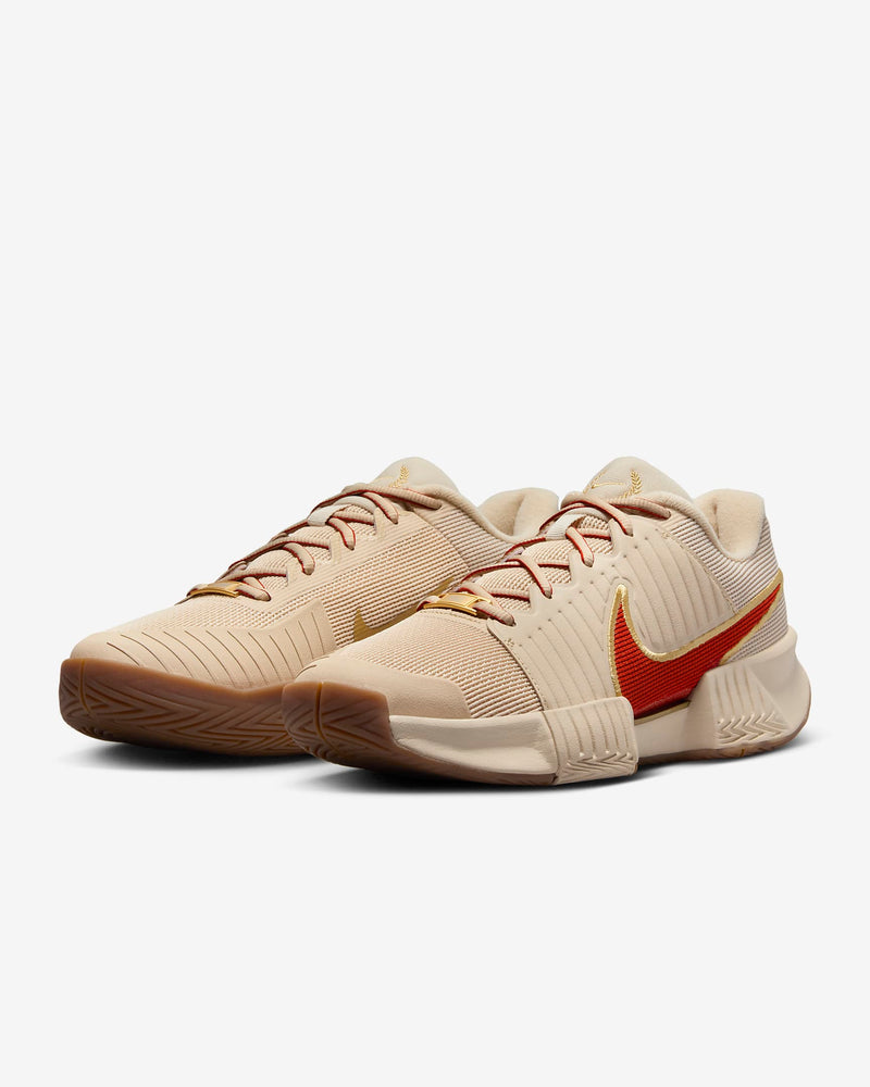 Women's GP Challenge Pro PRM Tennis Shoes in Sanddrift/Rust Factor-Metallic Gold