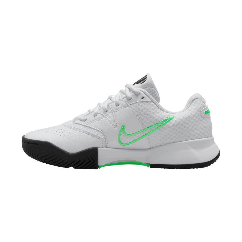 Women's Lite 4 Tennis Shoes in White/Poison Green-Black