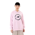 Women's New Balance Sport French Terry Oversized Graphic Fleece Hoodie
