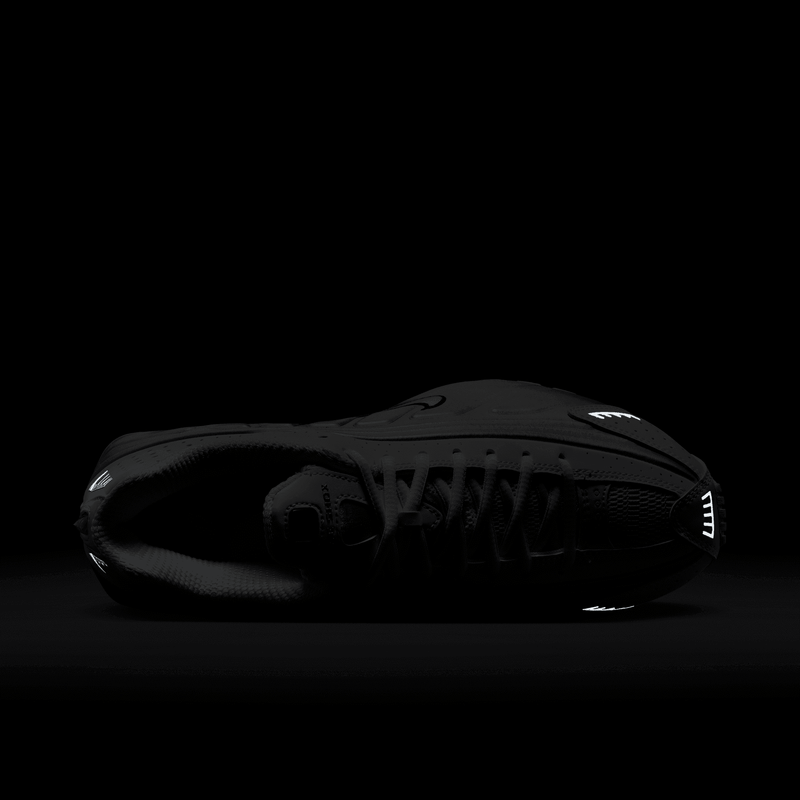Women's Nike Shox R4 "White Metallic Silver Volt"
