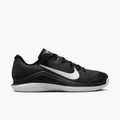 Women's Vapor 12 Clay Court Tennis Shoes in Black/White-Dk Smoke Grey