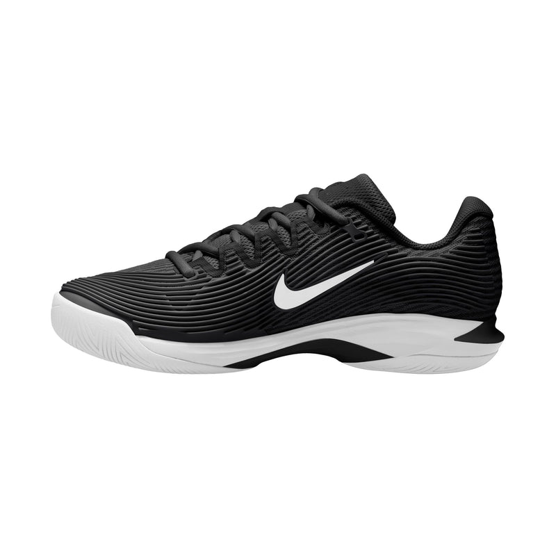 Women's Vapor 12 Hard Court Tennis Shoes in Black/White-Dk Smoke Grey