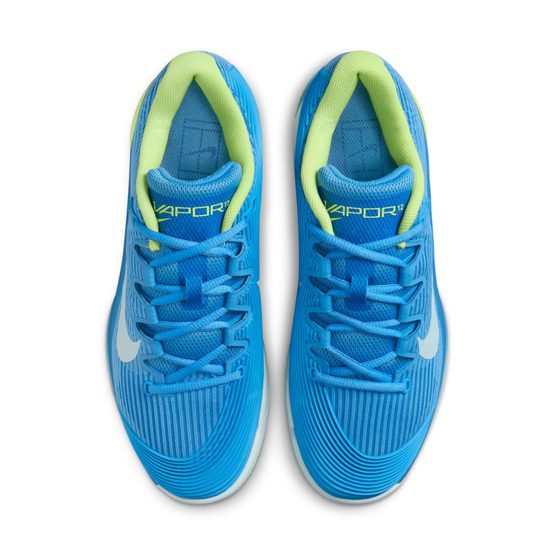 Women's Vapor 12 Hard Court Tennis Shoes in Blue Beyond/Glacier Blue-Lt Lemon Twist