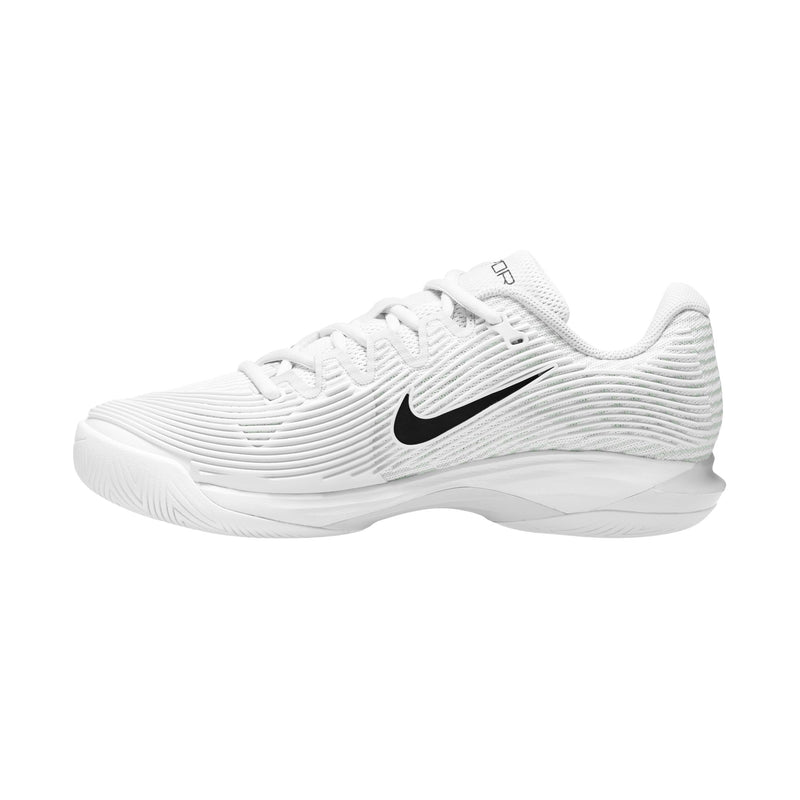 Women's Vapor 12 Hard Court Tennis Shoes in White/Black-Summit White