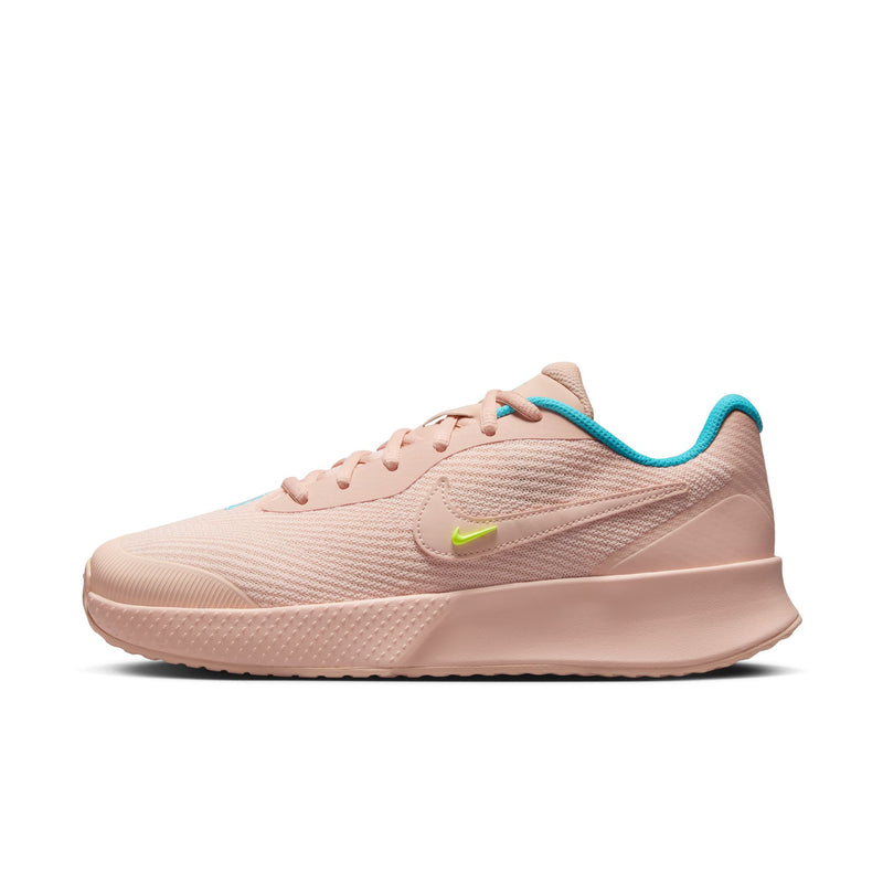 Women's Vapor Lite 3 Hard Court Tennis Shoes in Washed Coral/Dusty Cactus-Volt