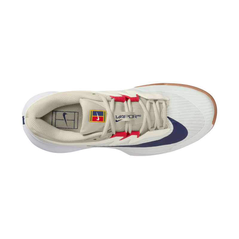 Women's Vapor Pro 3 Hard Court Tennis Shoes in Summit White/Binary Blue-Light Bone