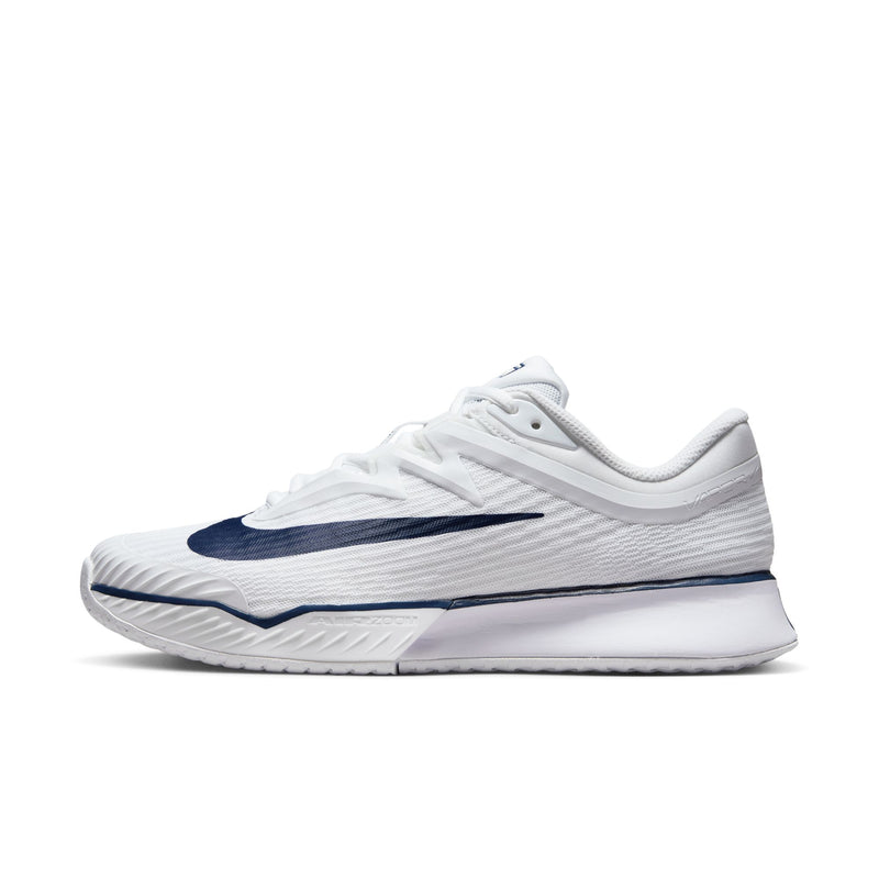 Women's Vapor Pro 3 Premium Hard Court Tennis Shoes in White/Midnight Navy