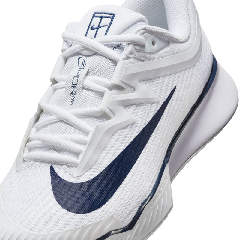 Women's Vapor Pro 3 Premium Hard Court Tennis Shoes in White/Midnight Navy