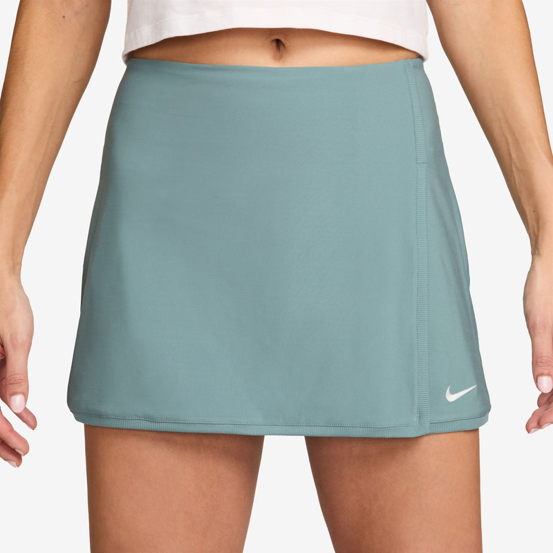 Women's Victory Dri-FIT Straight Tennis Skirt in Cannon/White