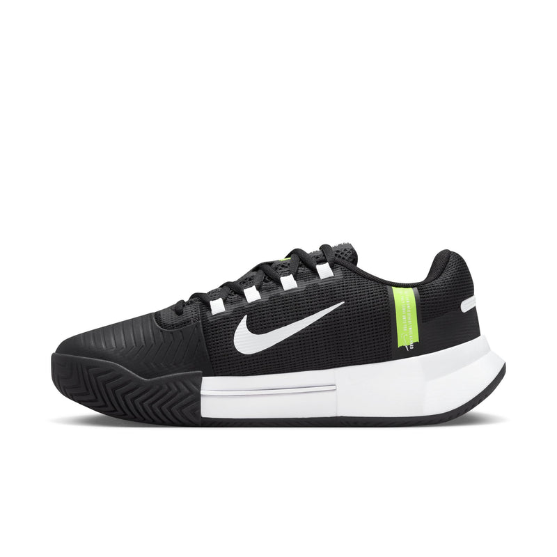 Women's Zoom GP Challenge 1 Hard Court Shoes in Black/White-Black