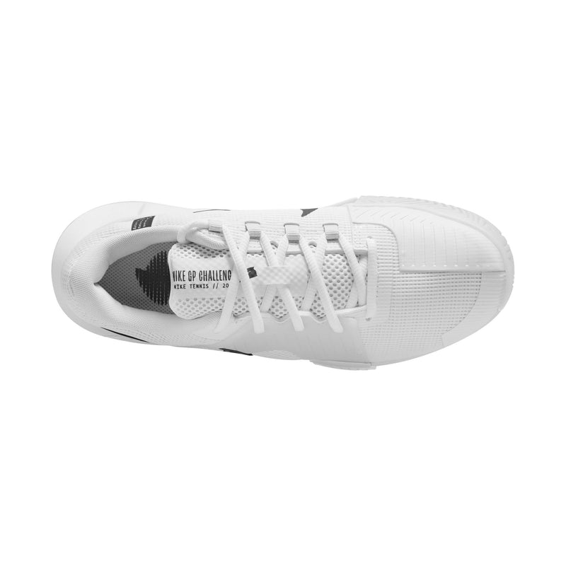 Women's Zoom GP Challenge 1 Hard Court Shoes in White/Black-White