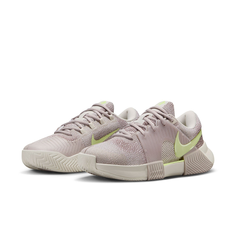 Women's Zoom GP Challenge 1 Tennis Shoes in Phantom/Barely Volt-Platinum Violet