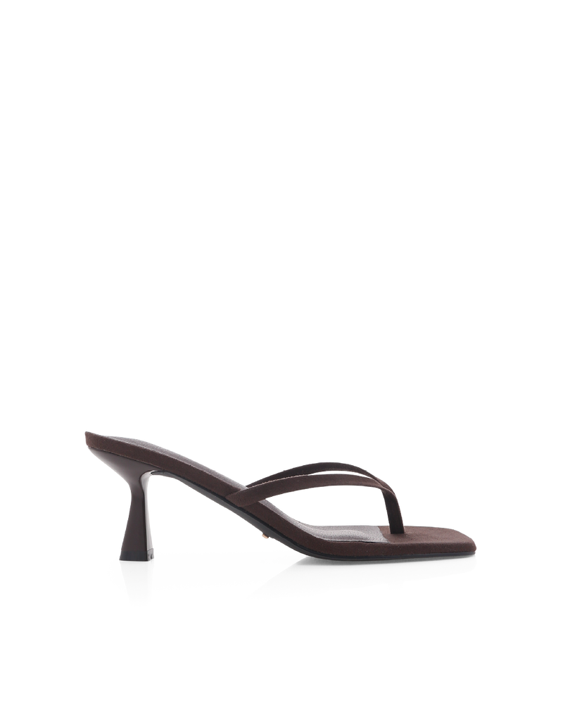 XAMI - DARK CACAO SUEDE-Heels-Billini-BILLINI USA