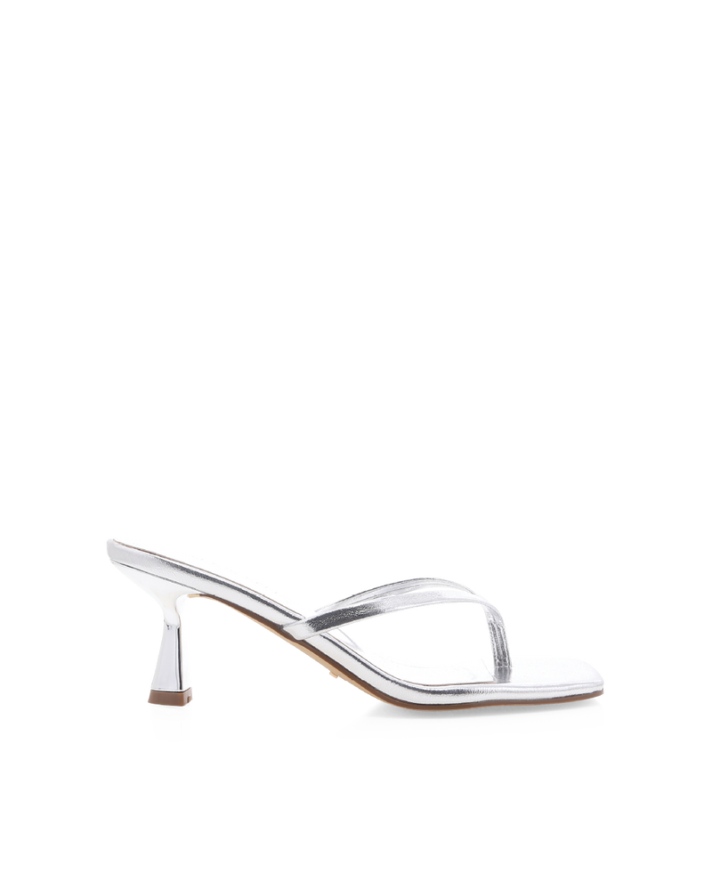 XAMI - SILVER METALLIC-Heels-Billini-BILLINI USA