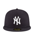 Dark baseball cap with white NY logo on front panel