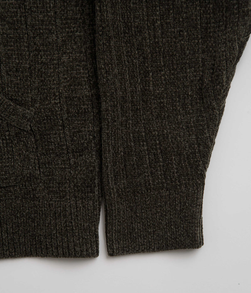 Yardsale Phantasy Chenille Hoodie in Green