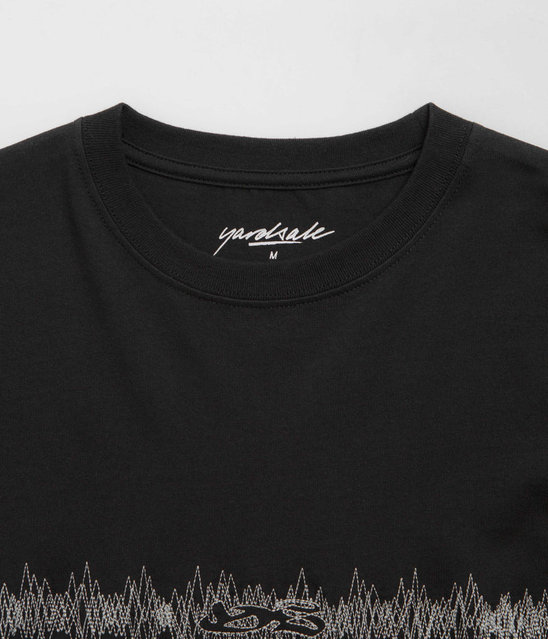 Yardsale Wave T-Shirt in Black