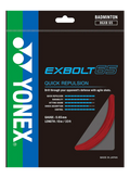 Yonex BG Exbolt 65 Badminton String (Red)