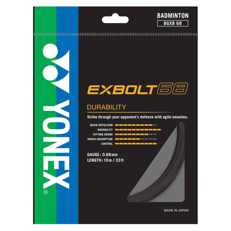 Yonex BG Exbolt 68 Badminton String (Select Color)