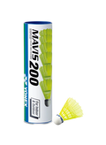 Yonex Mavis 200 Medium Speed Nylon Shuttlecock (Yellow)