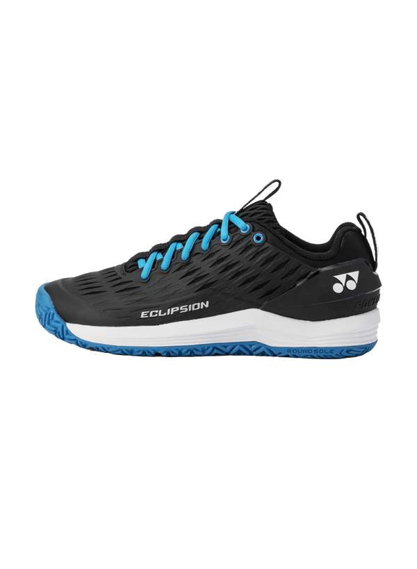 YONEX MEN'S POWER CUSHION ECLIPSION 3 TENNIS SHOES 2021 in Black/Blue - Tennis Shoes - Yonex - ATR Sports