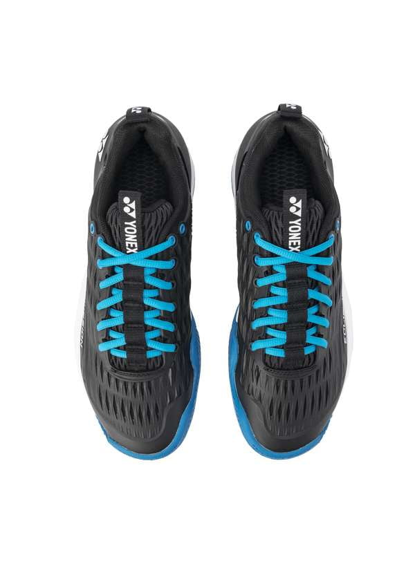 YONEX MEN'S POWER CUSHION ECLIPSION 3 TENNIS SHOES 2021 in Black/Blue - Tennis Shoes - Yonex - ATR Sports
