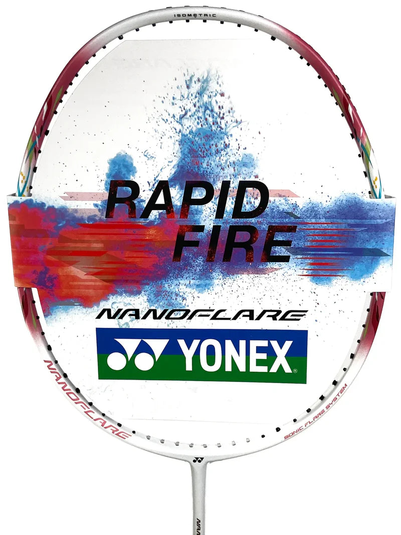 Yonex Nanoflare 70 Unstrung Frame Badminton Racquet in Coral Pink