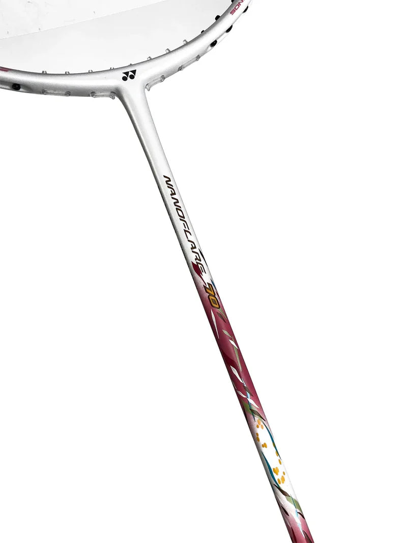 Yonex Nanoflare 70 Unstrung Frame Badminton Racquet in Coral Pink