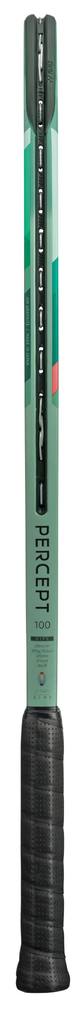 Yonex Percept 100 Tennis Racquet (300g) in Olive Green