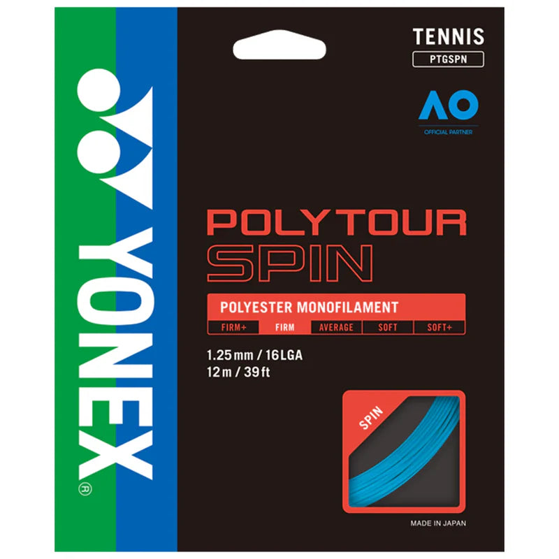 YONEX POLYTOUR SPIN 16L Tennis Strings