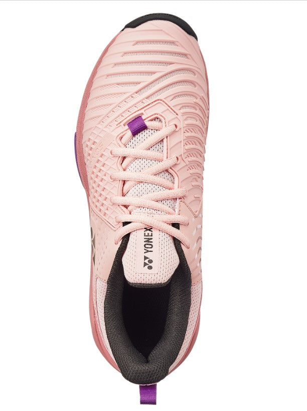 Yonex Power Cushion Sonicage 3 Women's Tennis Shoes in Pink/Beige