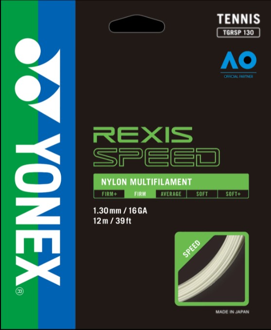 Yonex REXIS SPEED Tennis Strings (Cool White)