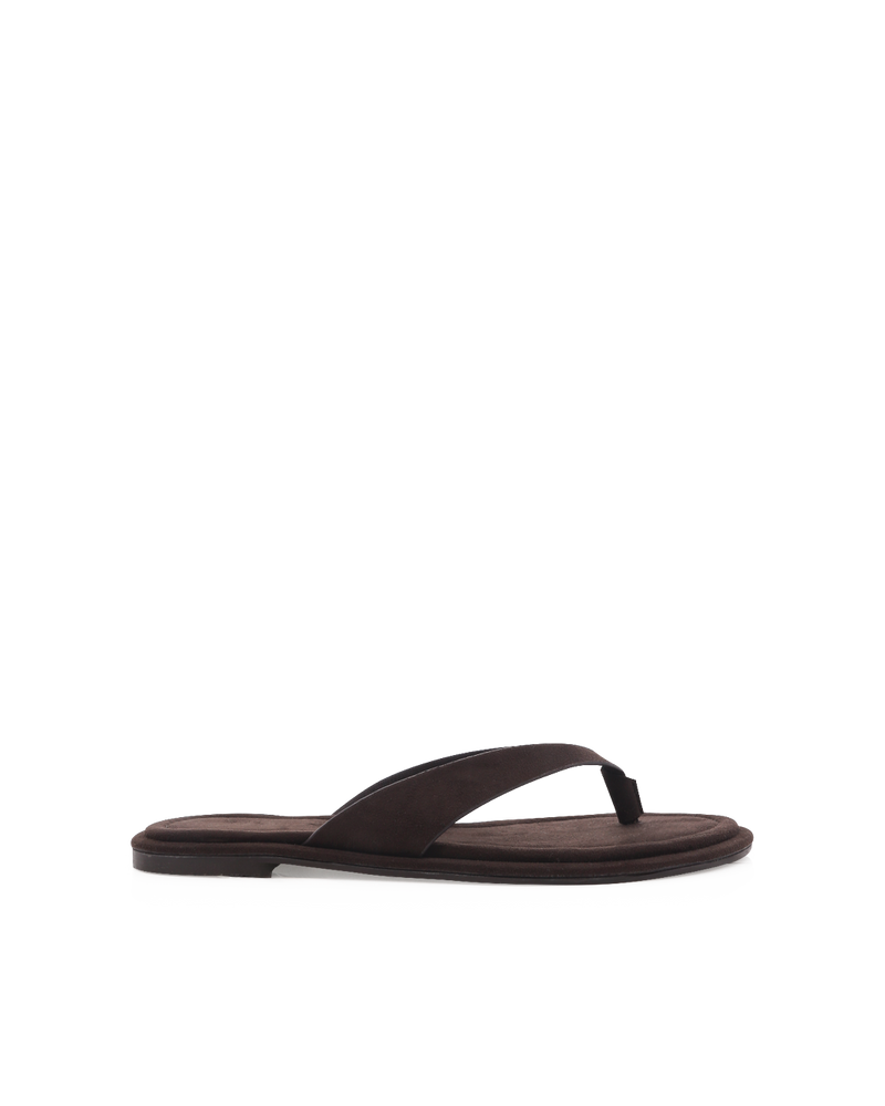 ZENOBIA - DARK CACAO SUEDE-Sandals-Billini-BILLINI USA