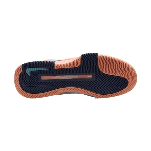 Zoom GP Challenge 1 Men's Hard Court Tennis Shoes in Apricot Agate/White-Obsidian-Denim Turq