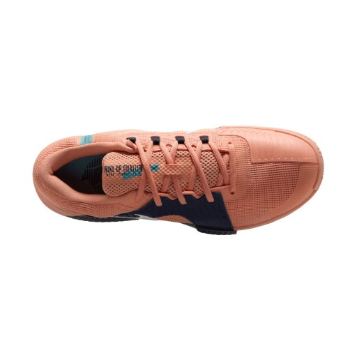 Zoom GP Challenge 1 Men's Hard Court Tennis Shoes in Apricot Agate/White-Obsidian-Denim Turq